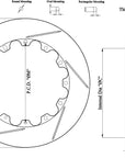Paragon Rotor Rings - 330mm x 28mm – P.C.D. 203.2mm – D50 (AP CP3850-2898/9 Compatible)