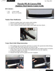 Porsche Carrera S (with Parking Sensors) - Complete Front Grille Set by ZUNSPORT (2011-2015)