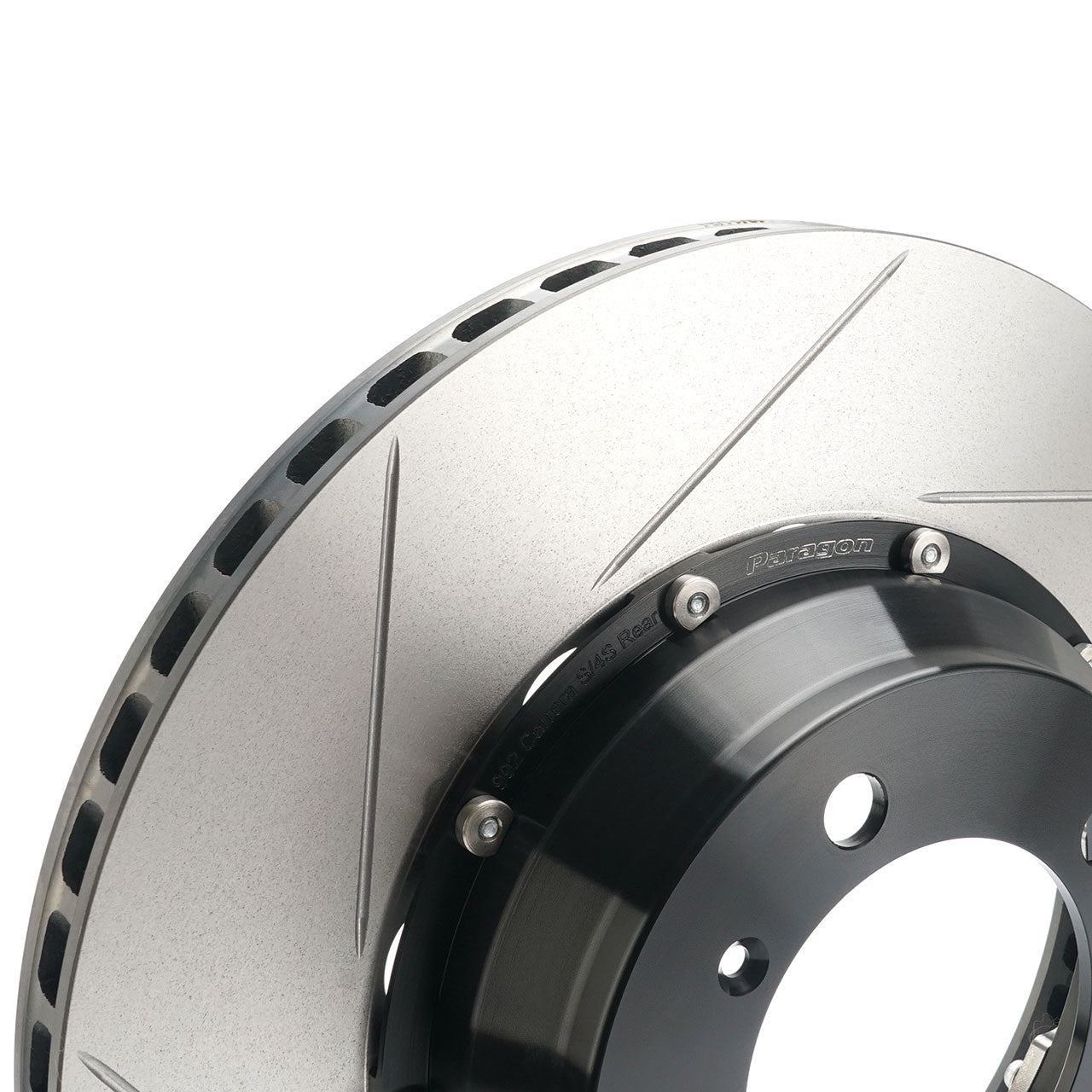 Paragon 2-piece Rear Rotors (Pair) - 350mm x 28mm - Porsche 992 Carrera / 4S