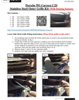 Porsche Carrera S (with Parking Sensors) - Complete Front Grille Set by ZUNSPORT (2011-2015)