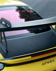 PORSCHE 718 GT4 / RS - DRY CARBON FIBER V-FRAME TAILGATE WITH HD LIGHTWEIGHT PC GLASS by SILVER ROCKET