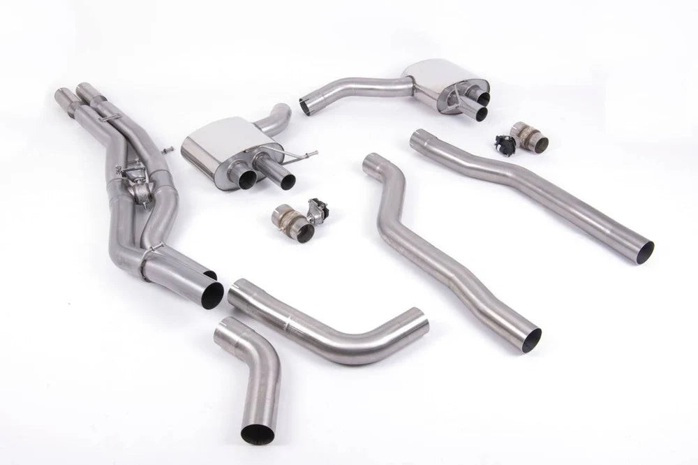 Audi RS6 &amp; RS7 C8 Particulate Filter-Back Exhaust System by Milltek (2020+)