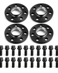 Representative Bimecc G90/G99 M5 wheel spacer kit with standard black bolts