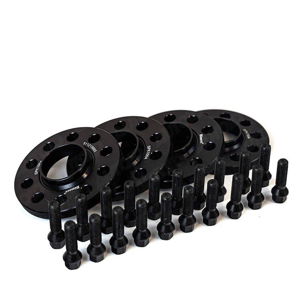 Bimecc wheel spacer kit with matching bolts, representative complete setup