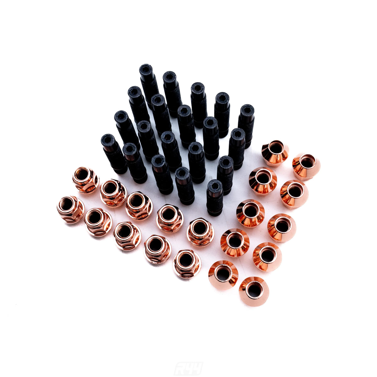 Bimecc BMW E-Series M12x1.5 stud conversion kit with copper open nuts