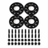 Bimecc wheel spacer and stud conversion combo kit, representative complete setup
