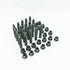Bimecc M14x1.5 stud and open nut conversion kit, representative complete set