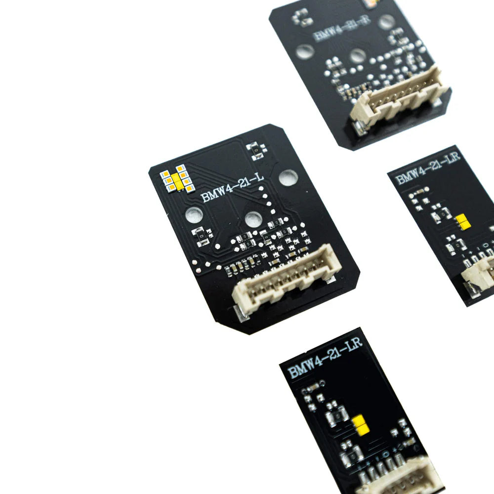 BMW 3er G20 / M3 G80 &amp; 4er G22 / M4 G82 CSL Style Yellow DRL LED Module Set by MOTORSPORT+ (2021-2024)