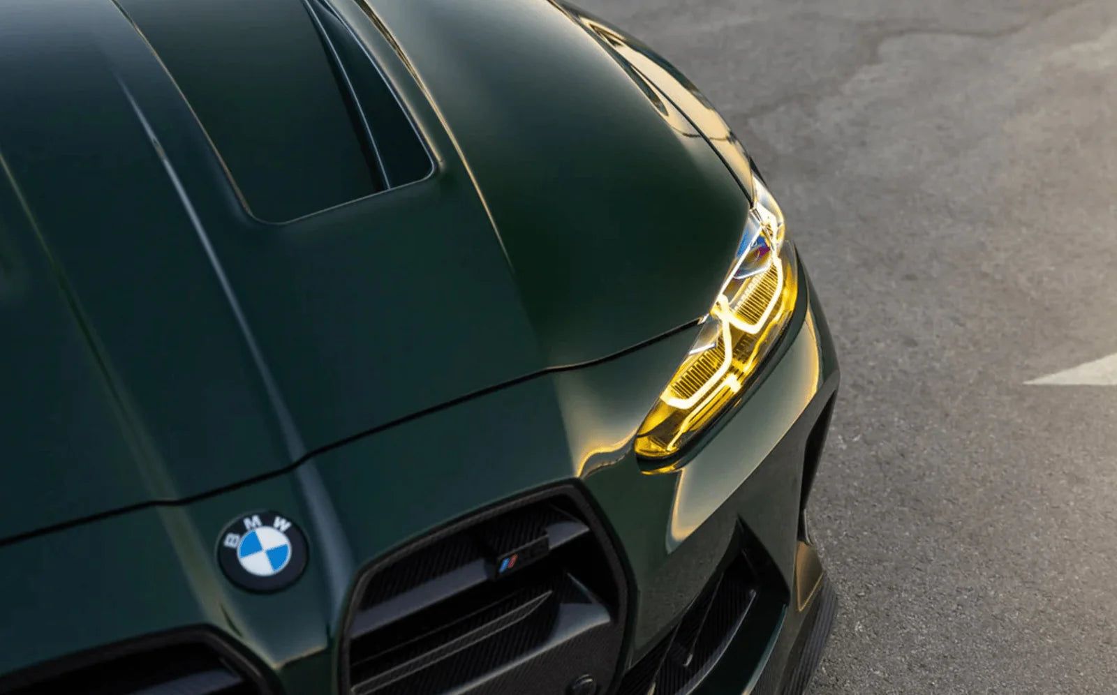 BMW 3er G20 / M3 G80 &amp; 4er G22 / M4 G82 CSL Style Yellow DRL LED Module Set by MOTORSPORT+ (2021-2024)