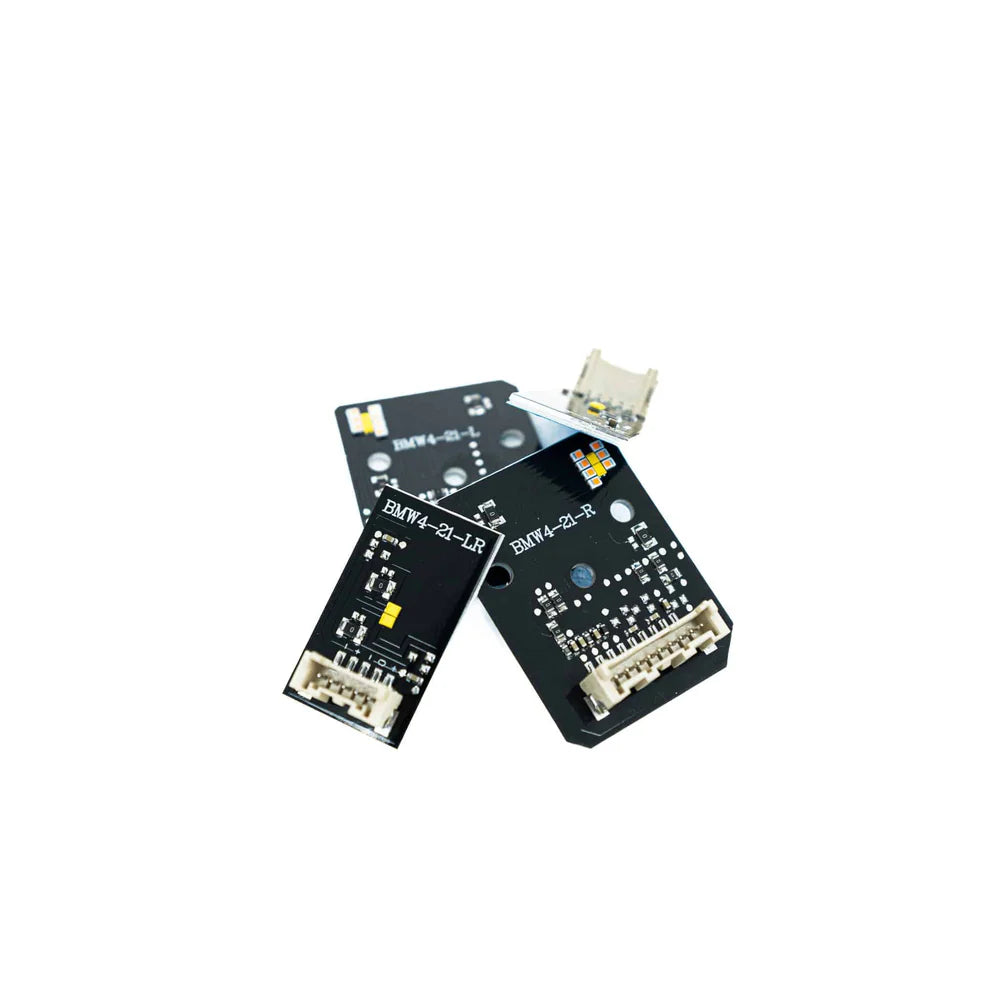 BMW 3er G20 / M3 G80 &amp; 4er G22 / M4 G82 CSL Style Yellow DRL LED Module Set by MOTORSPORT+ (2021-2024)