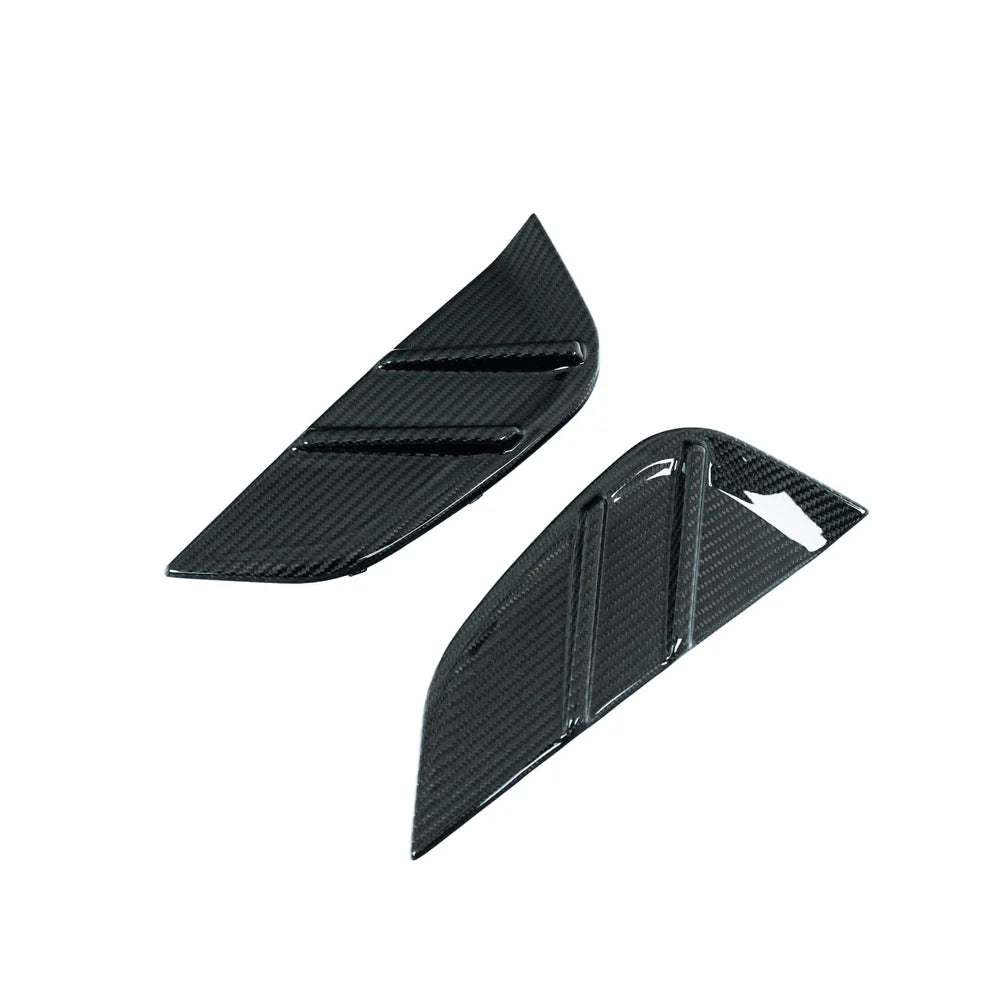 BMW G80 G81 M3 &amp; G82 G83 M4 Pre-Preg Carbon Fibre Side Fender Badge Covers by TRE (2021+)