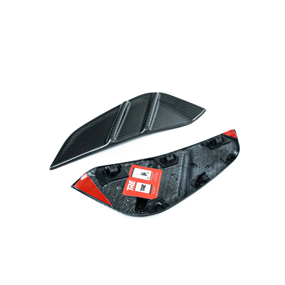 BMW G80 G81 M3 &amp; G82 G83 M4 Pre-Preg Carbon Fibre Side Fender Badge Covers by TRE (2021+)