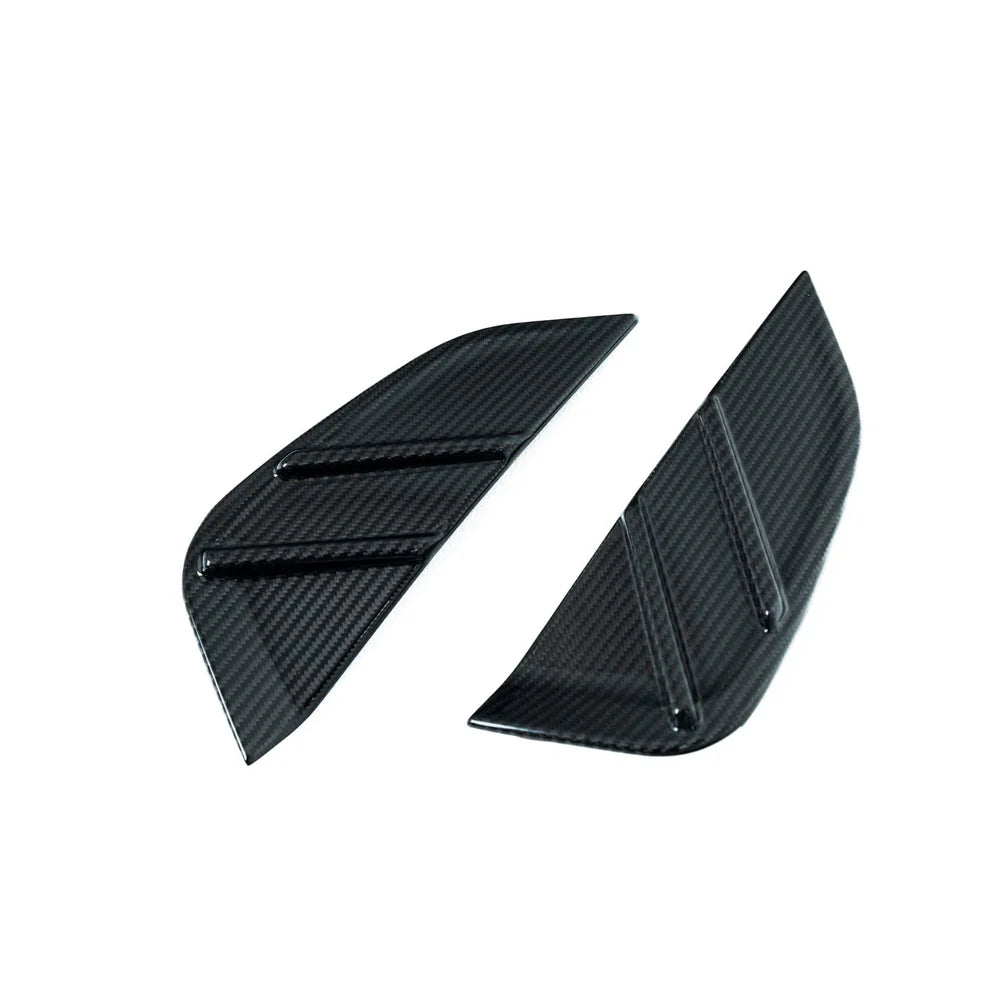 BMW G80 G81 M3 &amp; G82 G83 M4 Pre-Preg Carbon Fibre Side Fender Badge Covers by TRE (2021+)