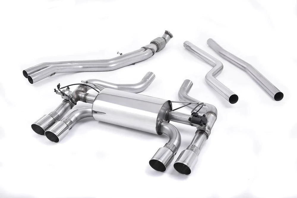 BMW M2 N55 F87 Cat Back Exhaust System by Milltek (2015-2018)