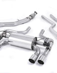 BMW M2 N55 F87 Cat Back Exhaust System by Milltek (2015-2018)