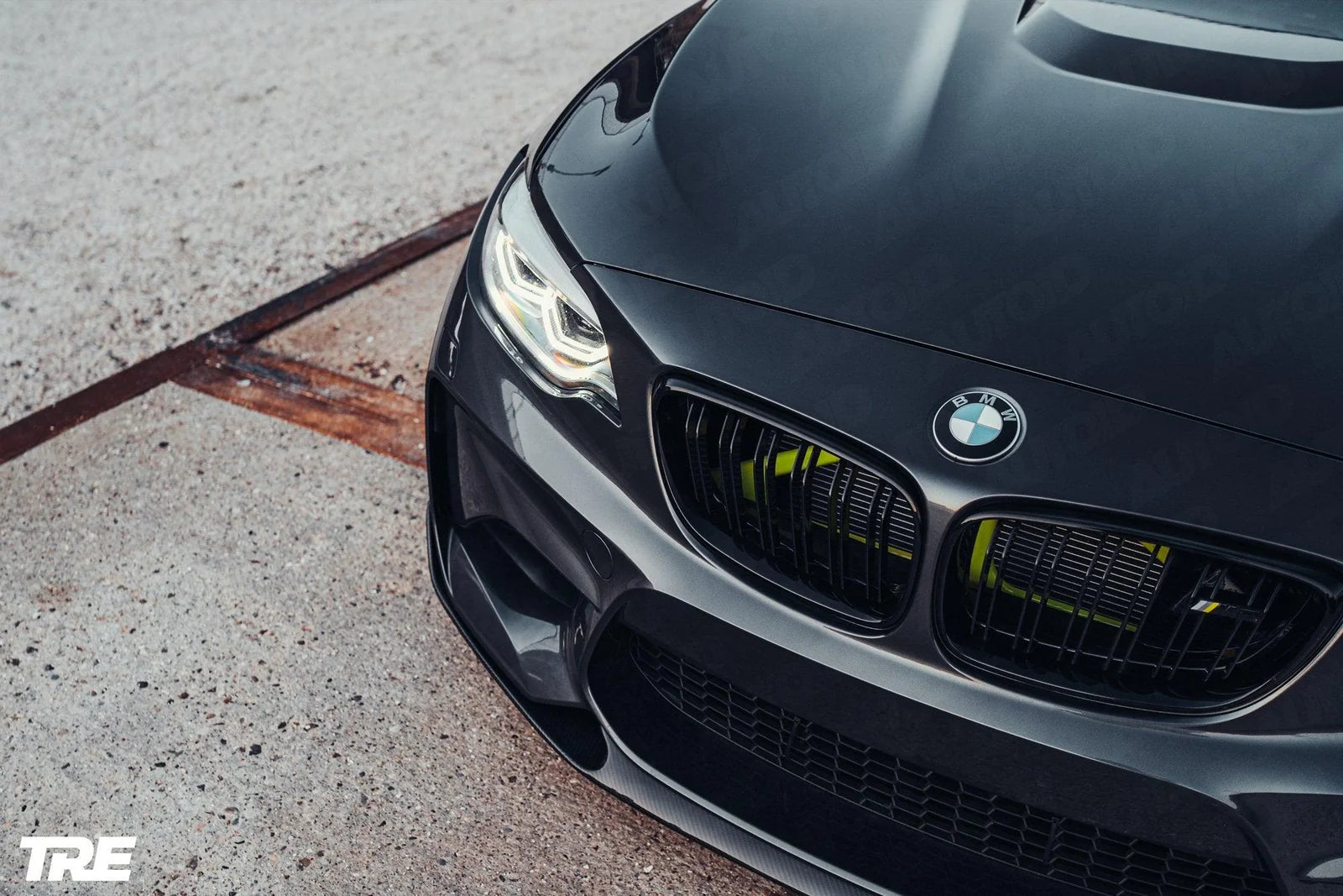 BMW M2 OG F87 Pre-Preg Carbon Fibre Front Splitter by TRE (2015-2018)