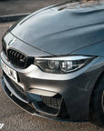 BMW M3 F80 & M4 F82 Pre-Preg Carbon Fibre Front Bumper Inserts by TRE (2014-2020)