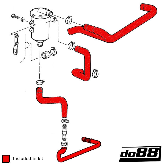 do88 Turbo Oil Hoses - Porsche 930