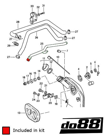 do88 Turbo Oil Hoses - Porsche 930