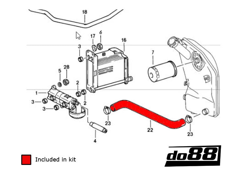 do88 Turbo Oil Hoses - Porsche 930