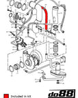 do88 Turbo Oil Hoses - Porsche 930