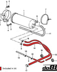 do88 Turbo Carbon Canister Hoses - Porsche 930