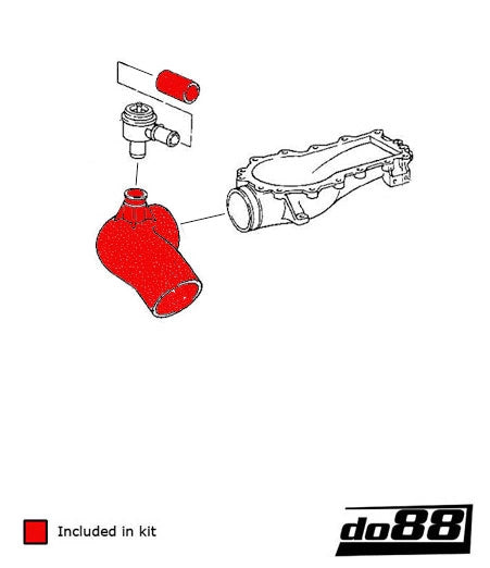 do88 Turbo Inlet Hoses - Porsche 964