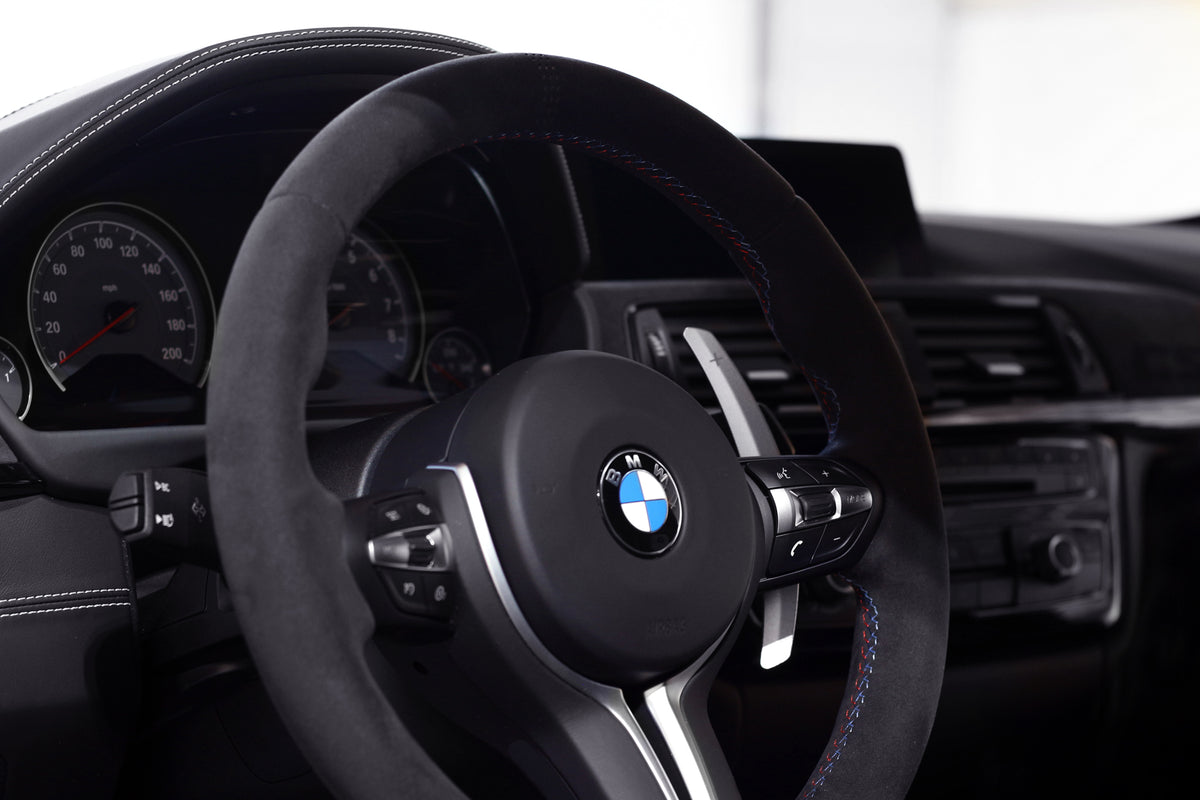BMW F Chassis GoldenWrench BLACKLINE billet paddle shifter set