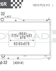 Koyorad Performance Radiator - Honda S2000 AP1 F20C MT 1999-2009