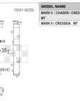 Koyorad KH010409R spec sheet — Toyota Mark II Chaser Cresta JZX90 1JZ-GTE MT fitment and dimensions