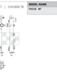 Koyorad KV322787N Performance Radiator - Ford Focus MT 5XXGC KXXGC dimensions diagram