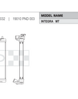 Koyorad KV081255R Performance Radiator - Honda Integra DC5 K20A MT dimensions diagram