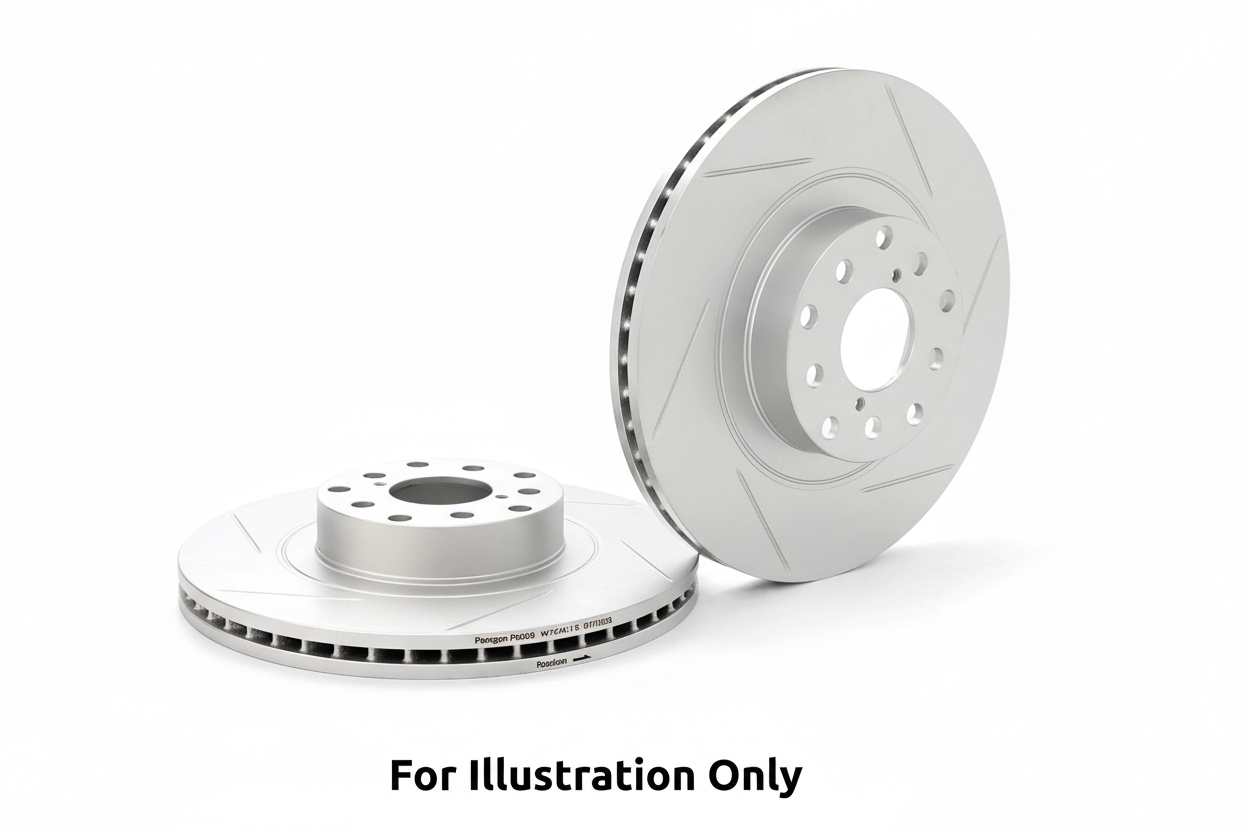 Pair of brake rotors