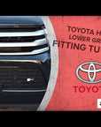 Toyota Hilux (AN120/AN130)  - Front Grille Complete Set by ZUNSPORT