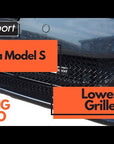 Tesla Model S - Lower Grille by ZUNSPORT