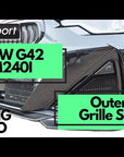 BMW M240i G42 Front Outer Grille Set by ZUNSPORT (2022+)