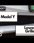 Tesla Model Y - Lower Grille by ZUNSPORT