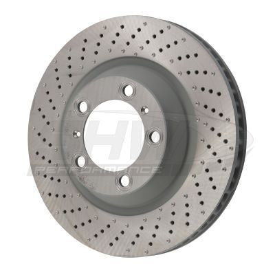 SHW Performance PFL39919 front brake disc for Porsche 911 991 Carrera S 4S GTS and Boxster Spyder 981
