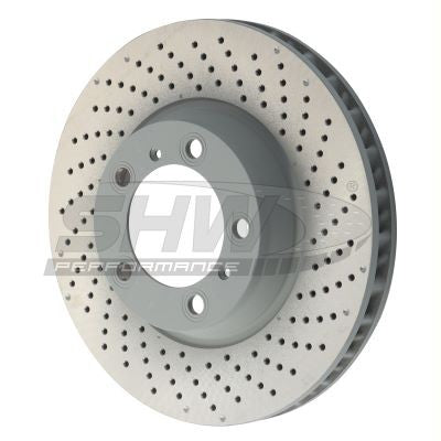 SHW Performance PFR39982 front brake disc for Porsche 911 991.2 and 718 Boxster S Cayman S