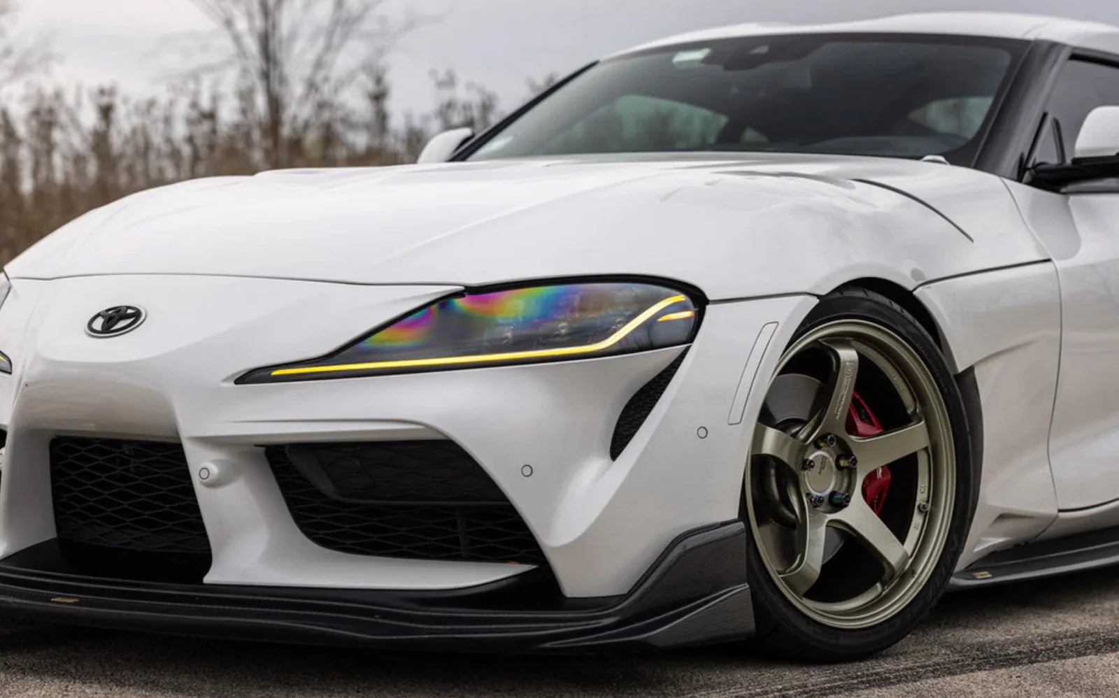 Toyota GR Supra CSL Style Yellow DRL Module Set by MOTORPSORT+ (2019+)