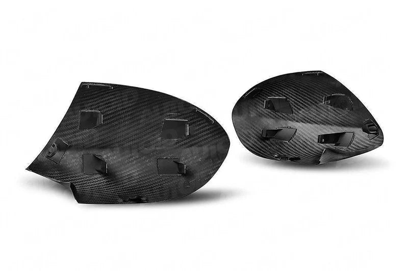 BMW 1M E82 &amp; M3 E90 E92 PRE-PREG CARBON FIBRE WING MIRROR COVERS BY TRE (2007-2013)