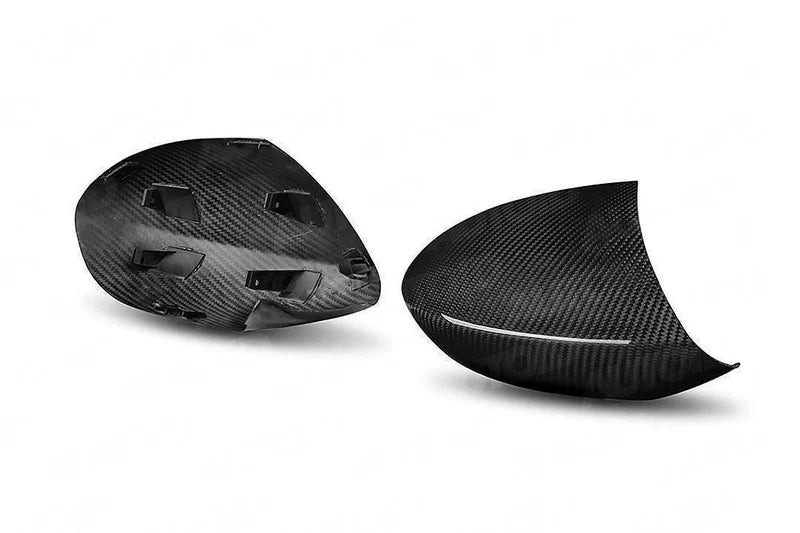 BMW 1M E82 &amp; M3 E90 E92 PRE-PREG CARBON FIBRE WING MIRROR COVERS BY TRE (2007-2013)