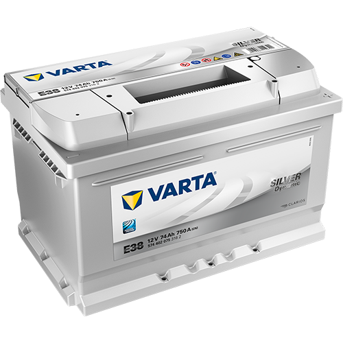 VARTA E38 FLD BATTERY - 74AH/750CCA