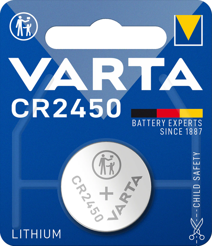 VARTA KEY BATTERY - 3V CR2450
